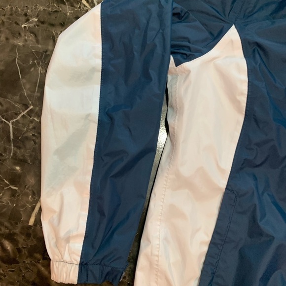 COLUMBIA Jacket Womens small Omni tech Hooded mesh lining Aqua Blue - Picture 12 of 15